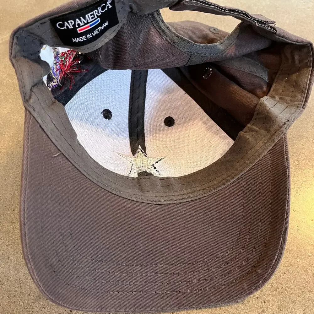 NFL Dallas Cowboys Football Crown Royal Collab Mens cap Gray Hat NEW